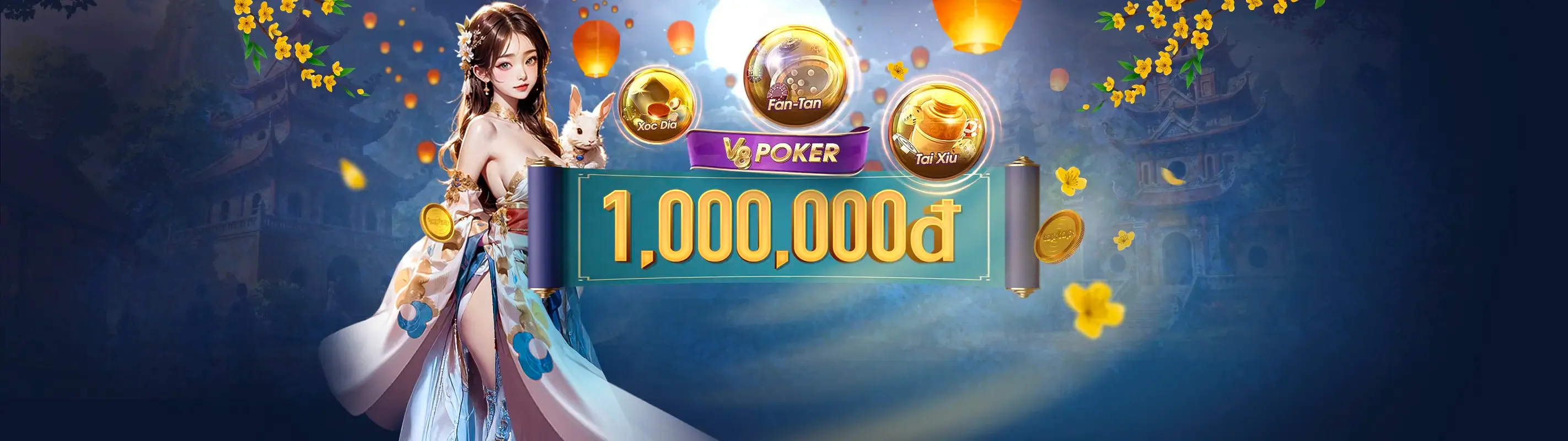 Banner Nổ Hũ Zbet88 với tiền vàng và máy slot